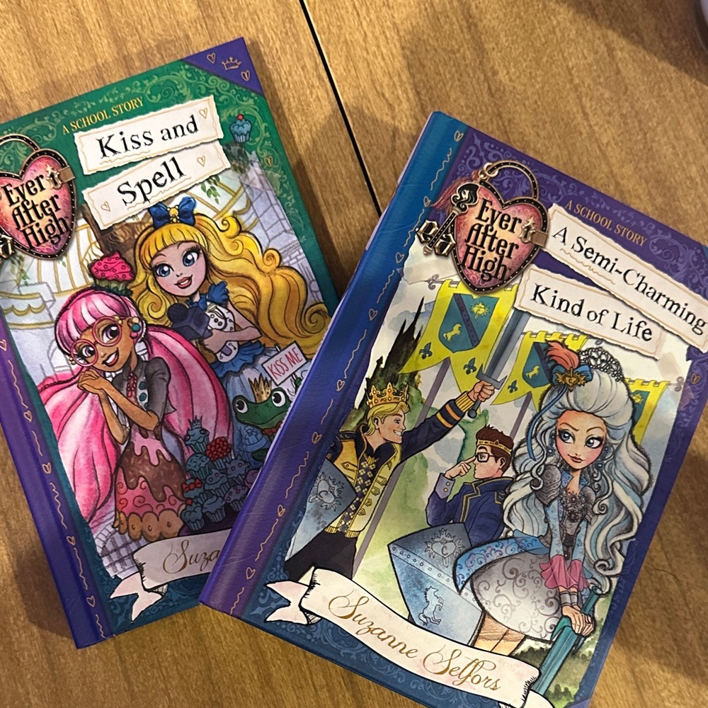 Ever After High Books - Kiss and Spell & A Semi-Charming Kind of Life
